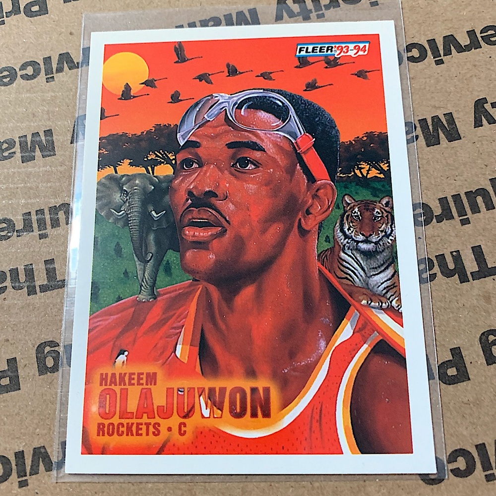 Hakeem Olajuwon ‘93 Fleer Card